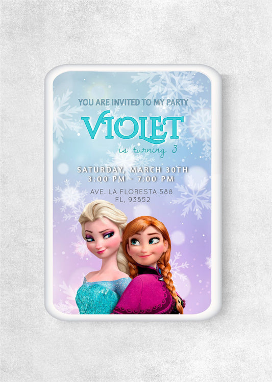 Invitación Frozen
