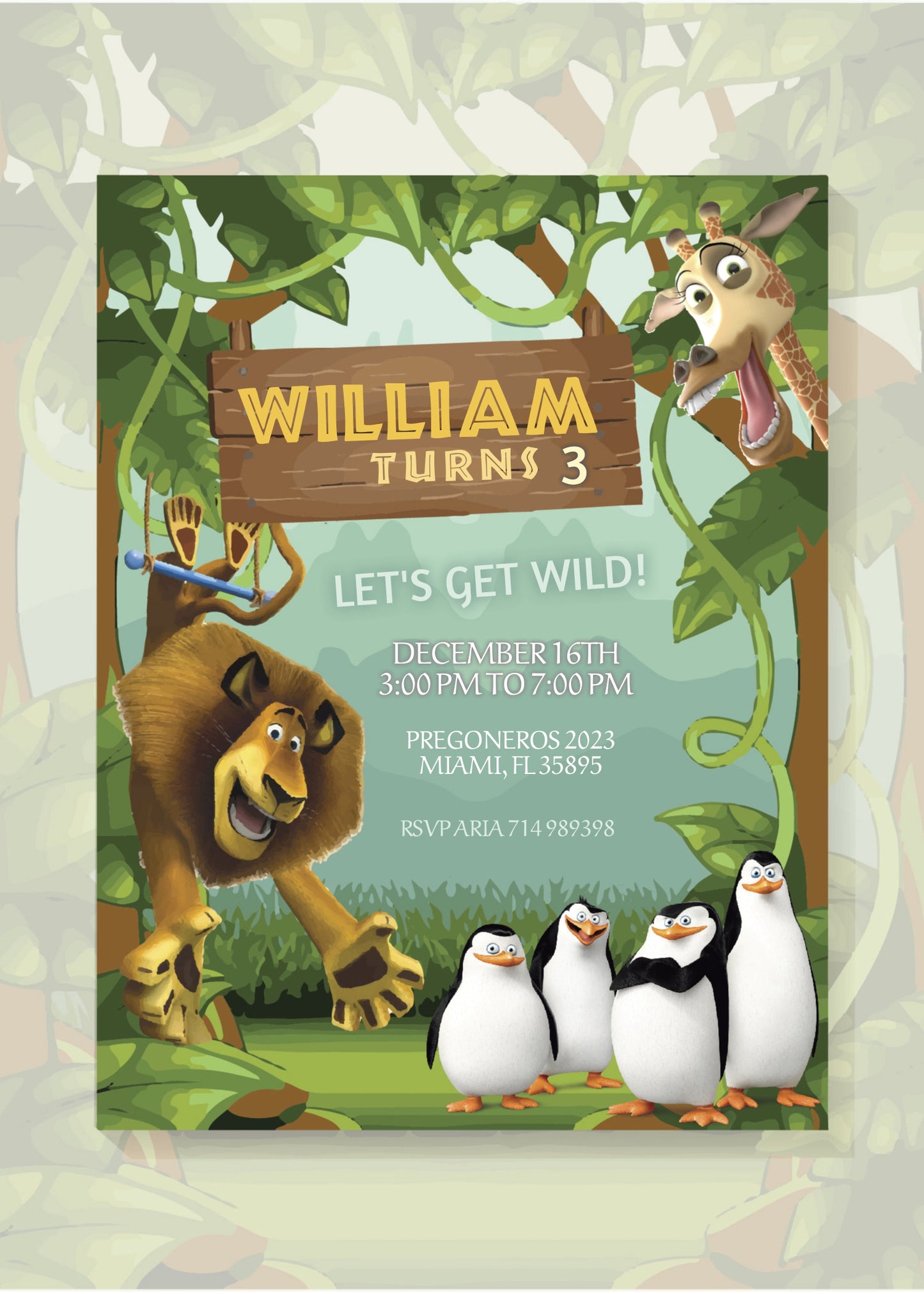 Invitación Digital de Madagascar