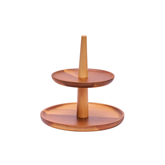 Fuente de madera 2 pisos