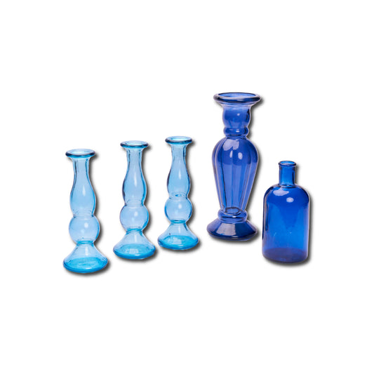 5 Candelabros Azules