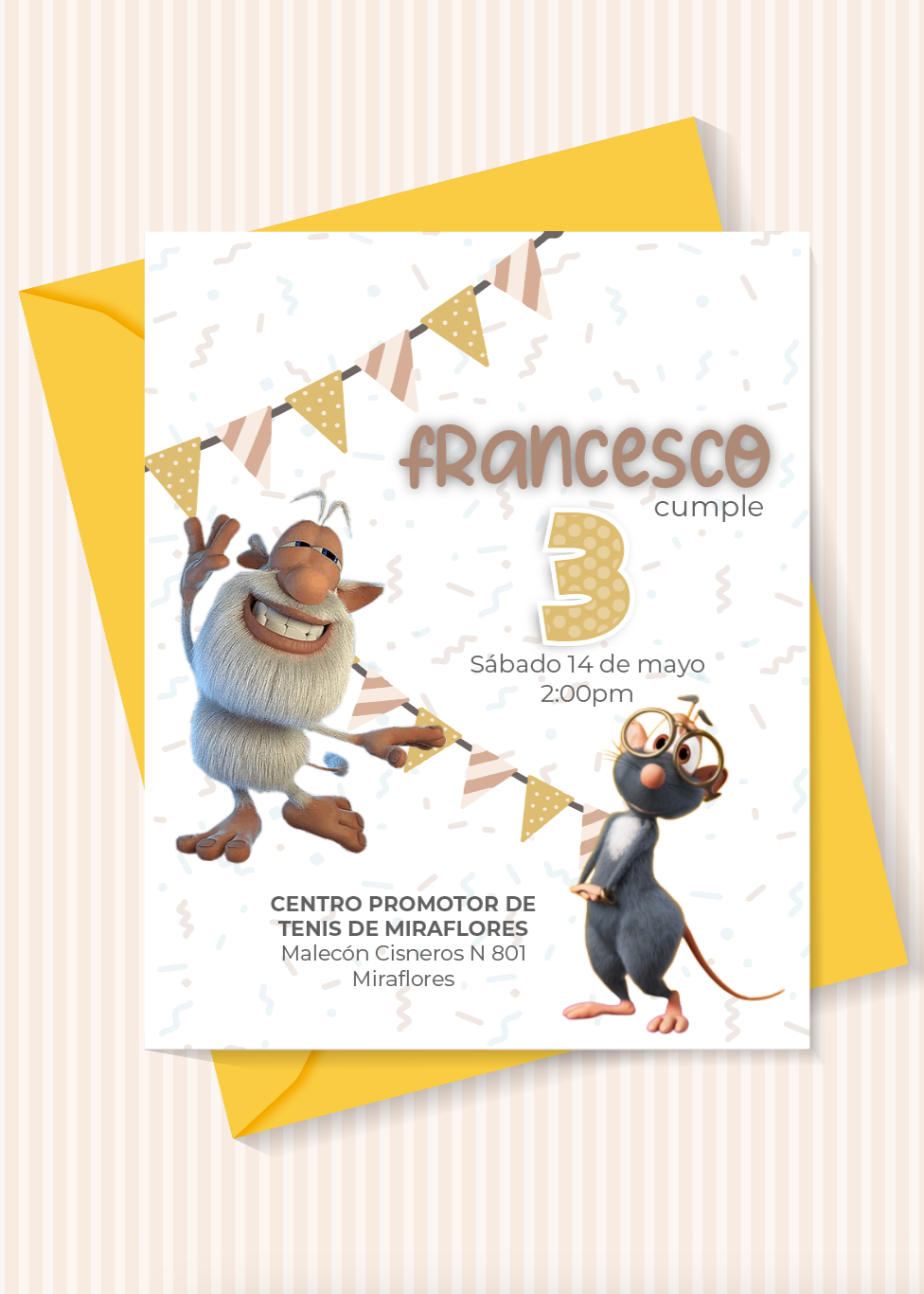 Invitación Booba