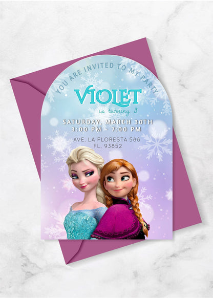 Invitación Frozen